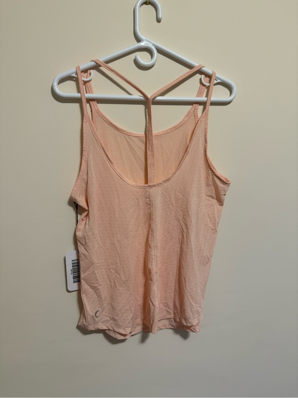 BNWT ZYIA Soft Peach T-Bar Double-Strap Tank - Picture 3 of 4